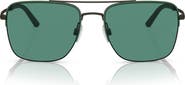 Oliver Peoples Roger Federer 56mm Semirimless Pilot Sunglasses