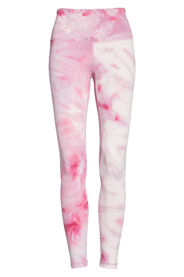 Spray Dye High Waist Leggings, Alternate, color, BURGUNDY BEAUTY- PURPLE FAIR