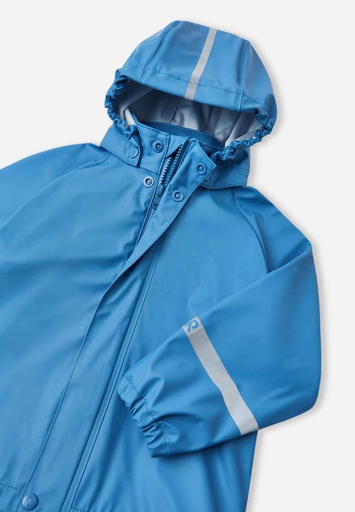 Reima Lampi Raincoat In Denim Blue