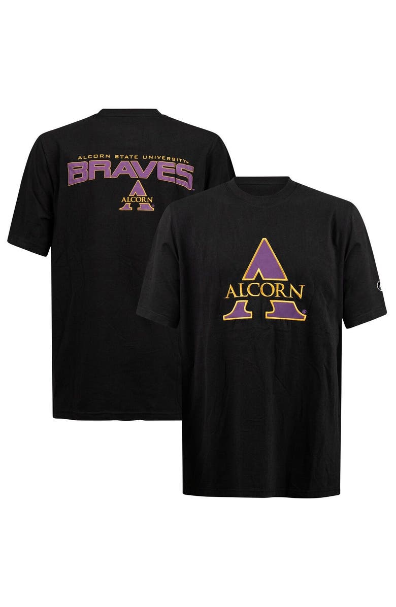 FISLL Men
s FISLL Black Alcorn State Braves Applique T-Shirt, Main, color, Black