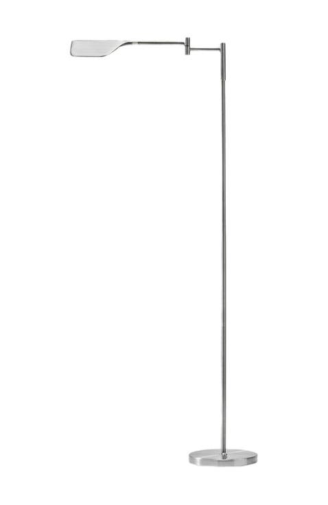 Leaf 53" Industrial LED Task Floor Lamp with Metal Empire Shade, 3-Way Dimming