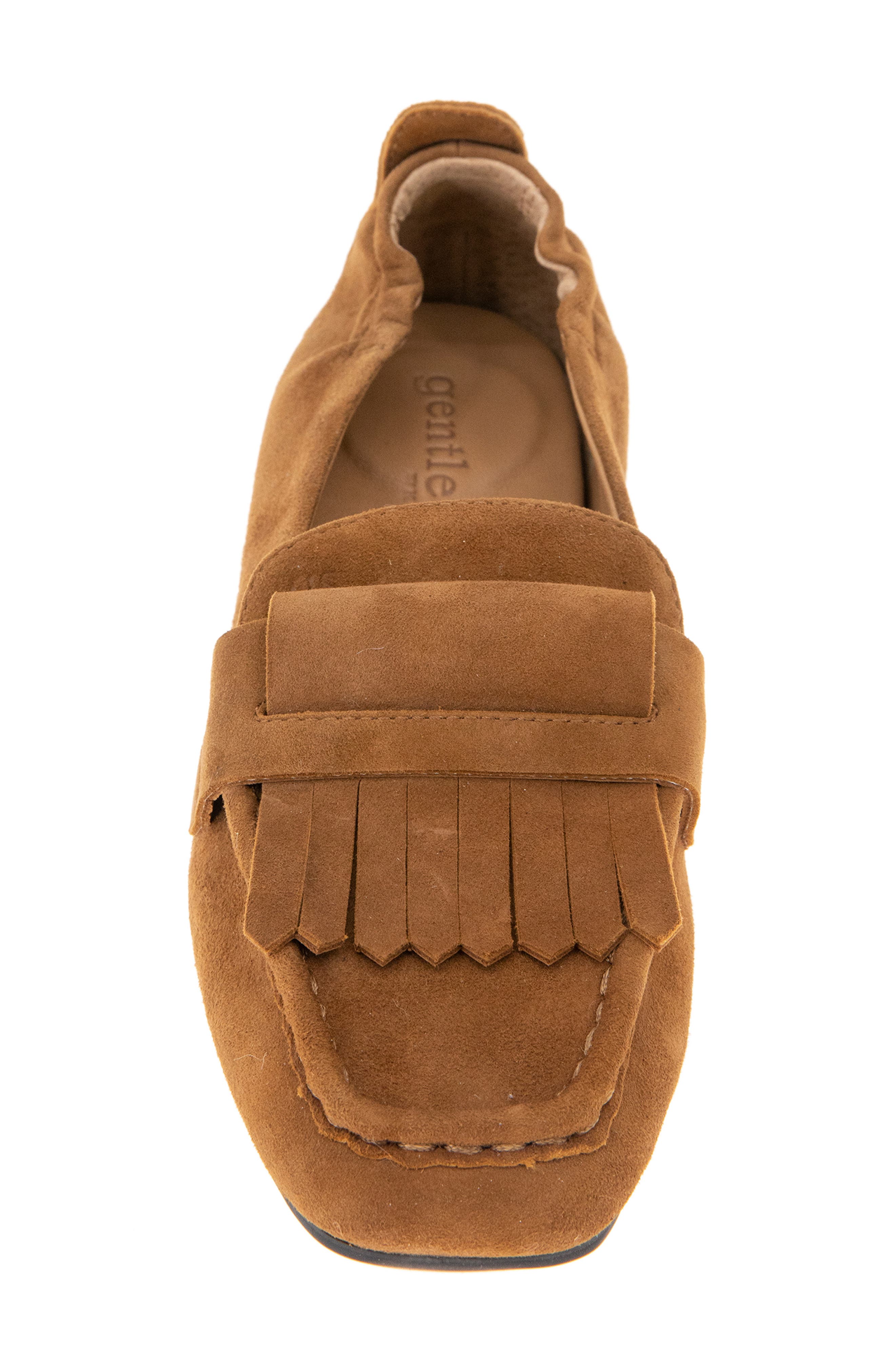 Gentle Souls Scotty Kiltie Loafer, Alternate, color, Brown Suede