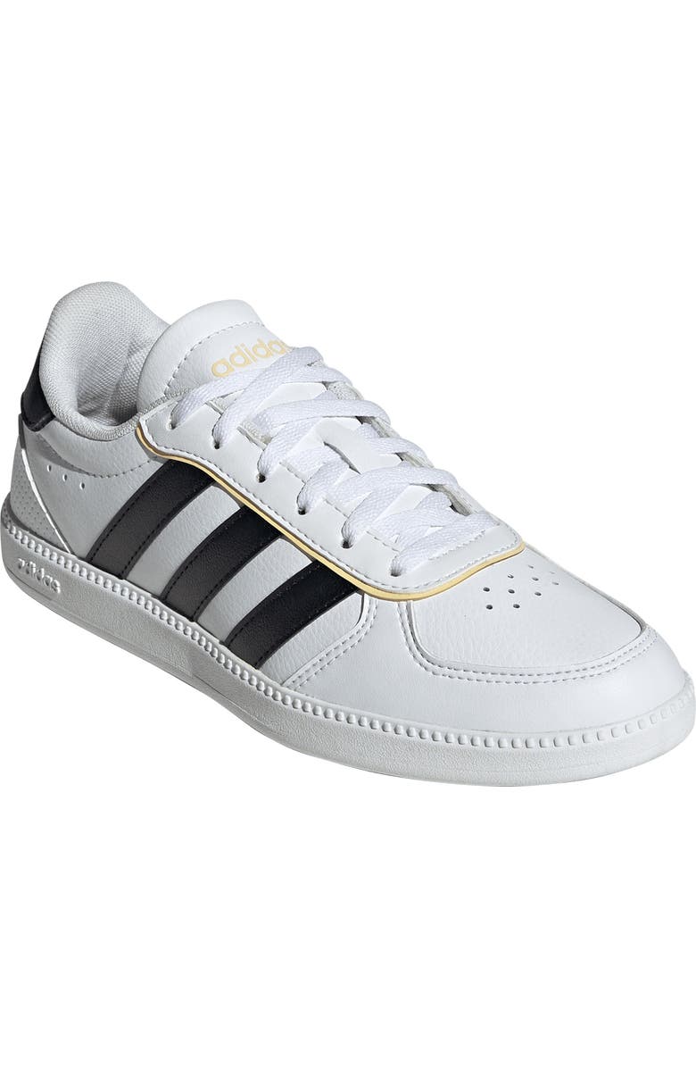 adidas Kids' Breaknet Sleek Sneaker, Main, color, White/ Black/ Orange Tint