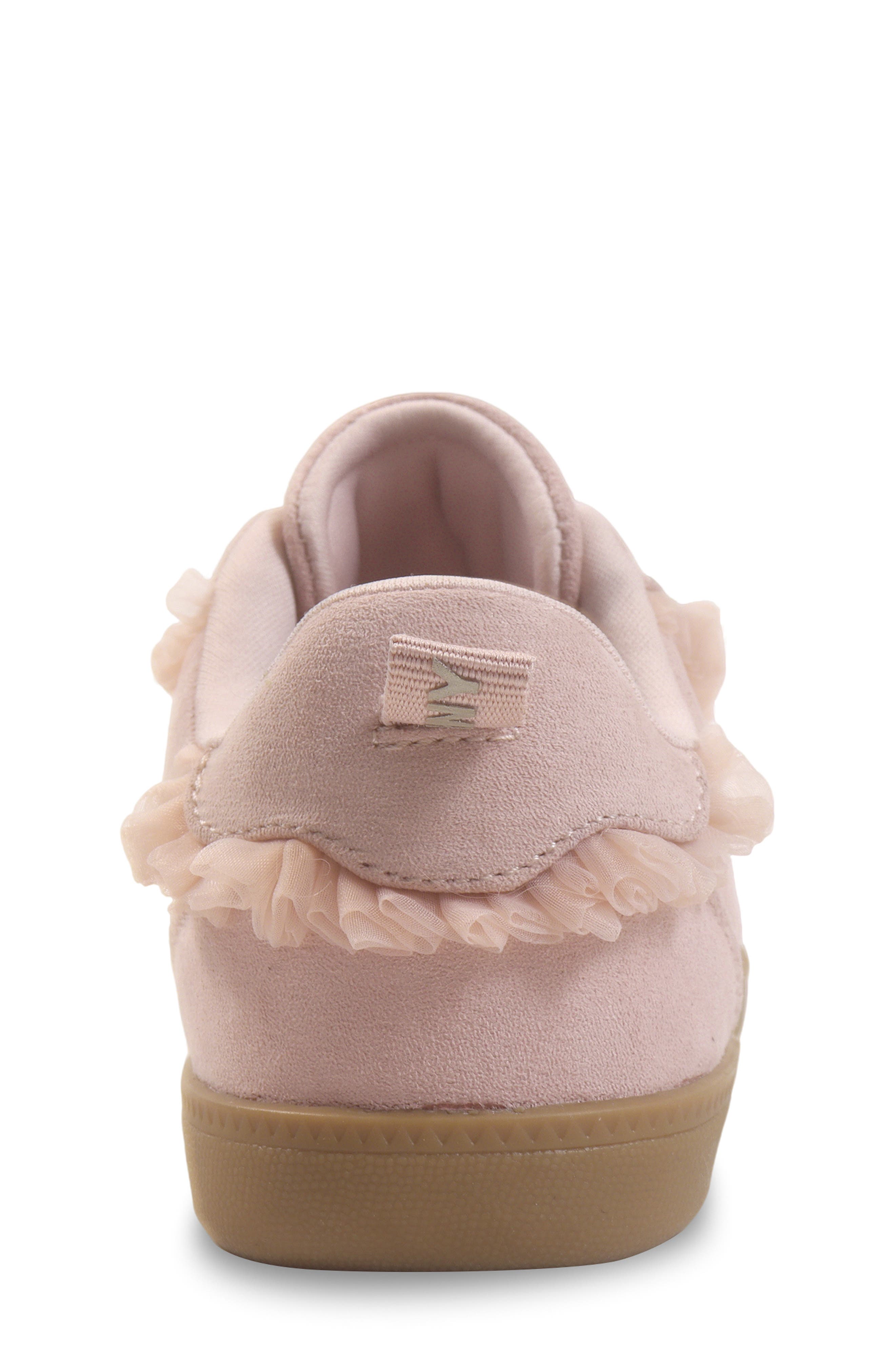 Kids' Xam Ruffle Sneaker, Alternate, color, PINK