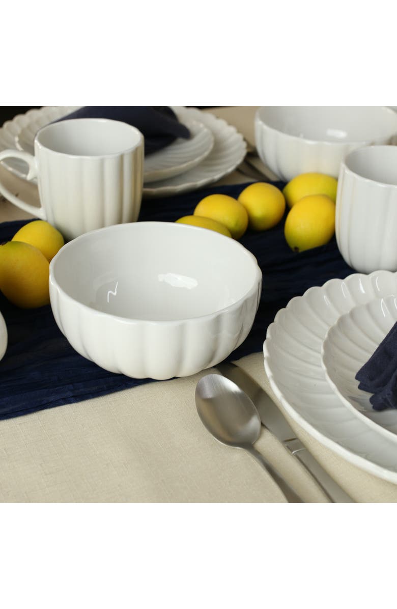BIA Cordon Bleu Petal 16-Piece Dinnerware Set, Alternate, color, White