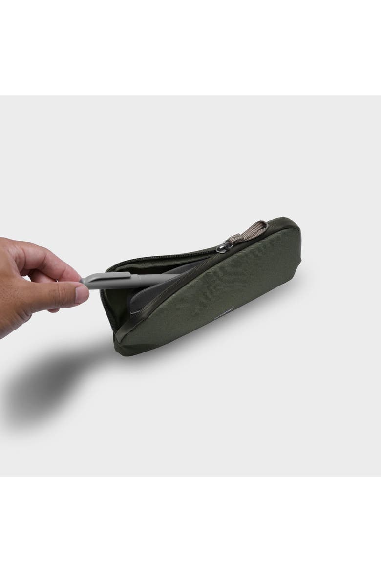Pencil Case, Alternate, color, Olive
