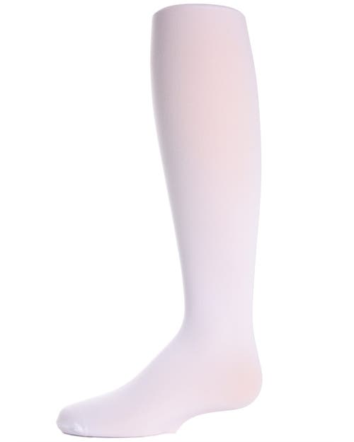 Memoi Big Kids Winter Opaque Nylon Tights In Pink