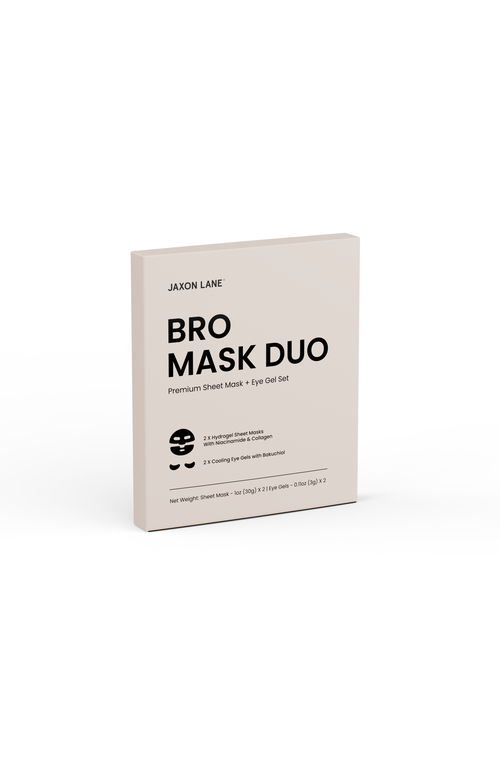 Jaxon Lane  Bro Mask Hydrating Cooling Sheet & Eye Mask Set