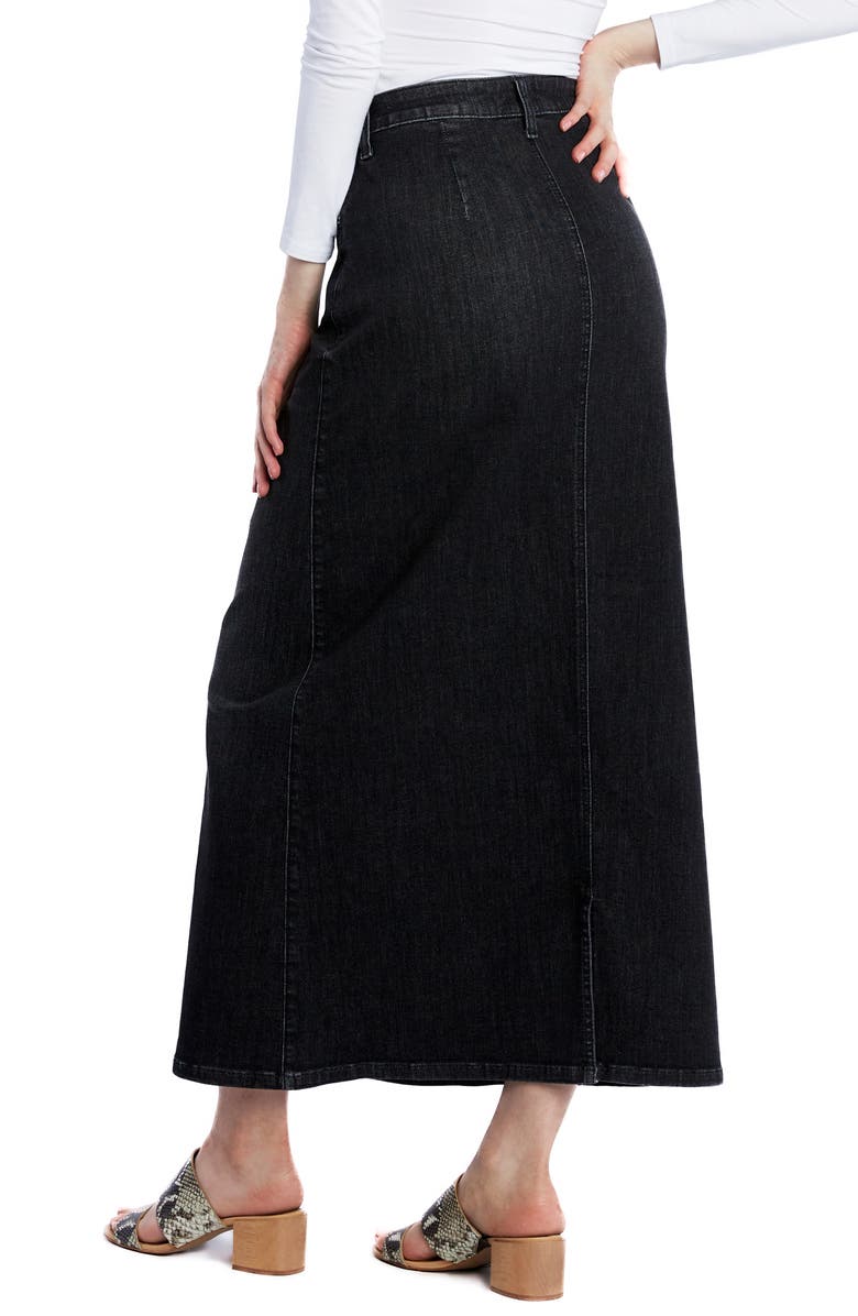 Wash Lab Denim Denim Maxi Skirt, Alternate, color, 