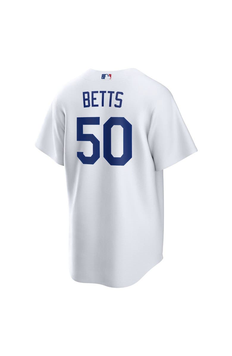 Nike Men's Nike Mookie Betts White Los Angeles Dodgers Home Replica Player Name Jersey, Alternate, color,