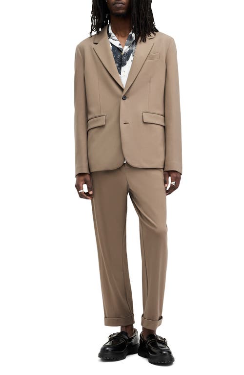Allsaints Canta Blazer In Earthy Brown