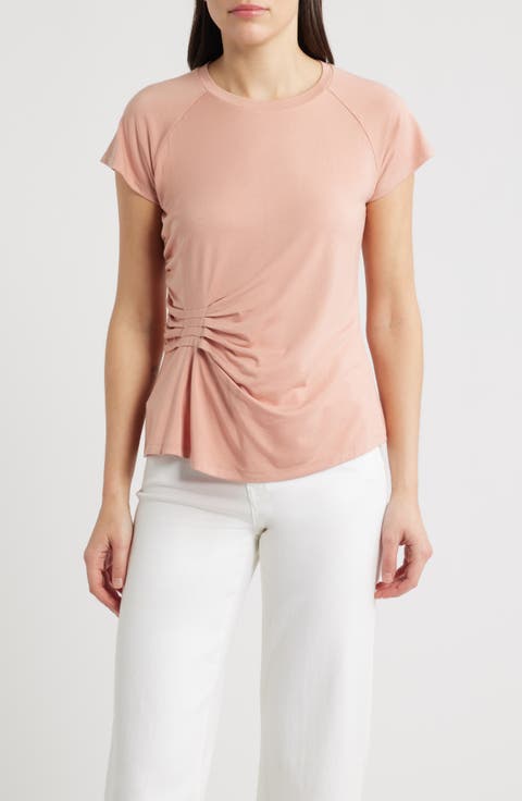 Draped Crewneck T-Shirt