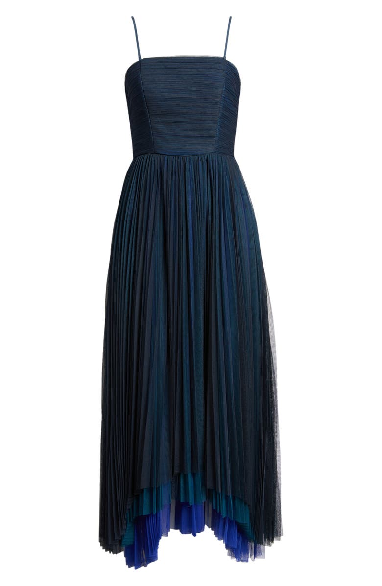 Chelsea28 Smocked Strapless Tulle Cocktail Dress, Alternate, color,