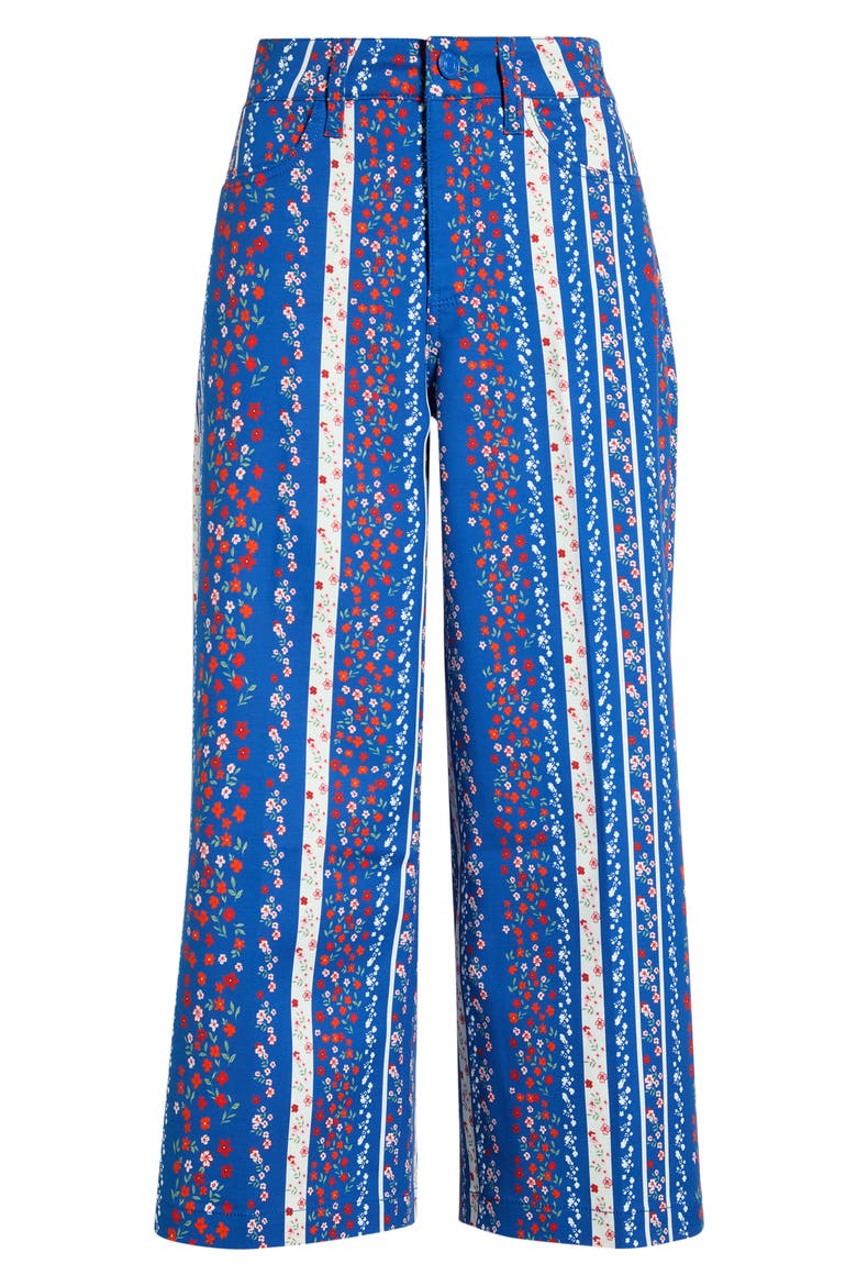 Daisy Crop Wide Leg Pants, Main, color, HERITAGE RIBBONS