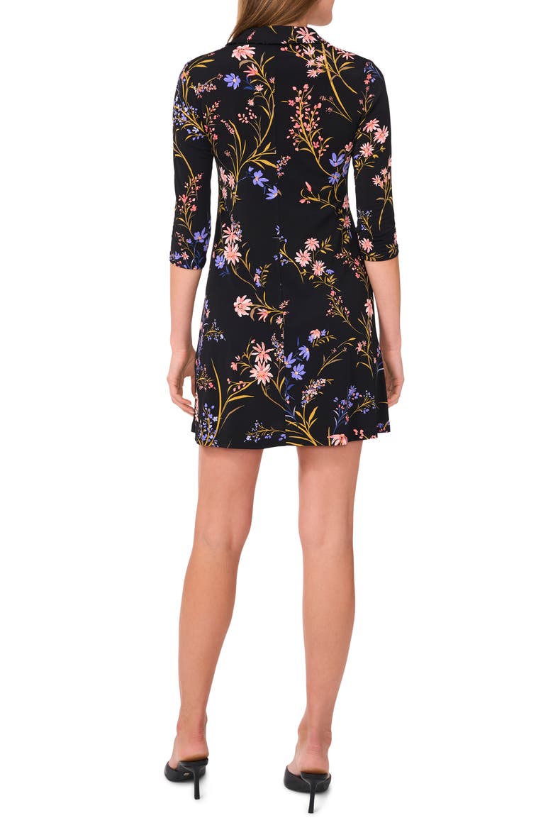 O-Ring Zip Swing Dress, Alternate, color, RHUBARB