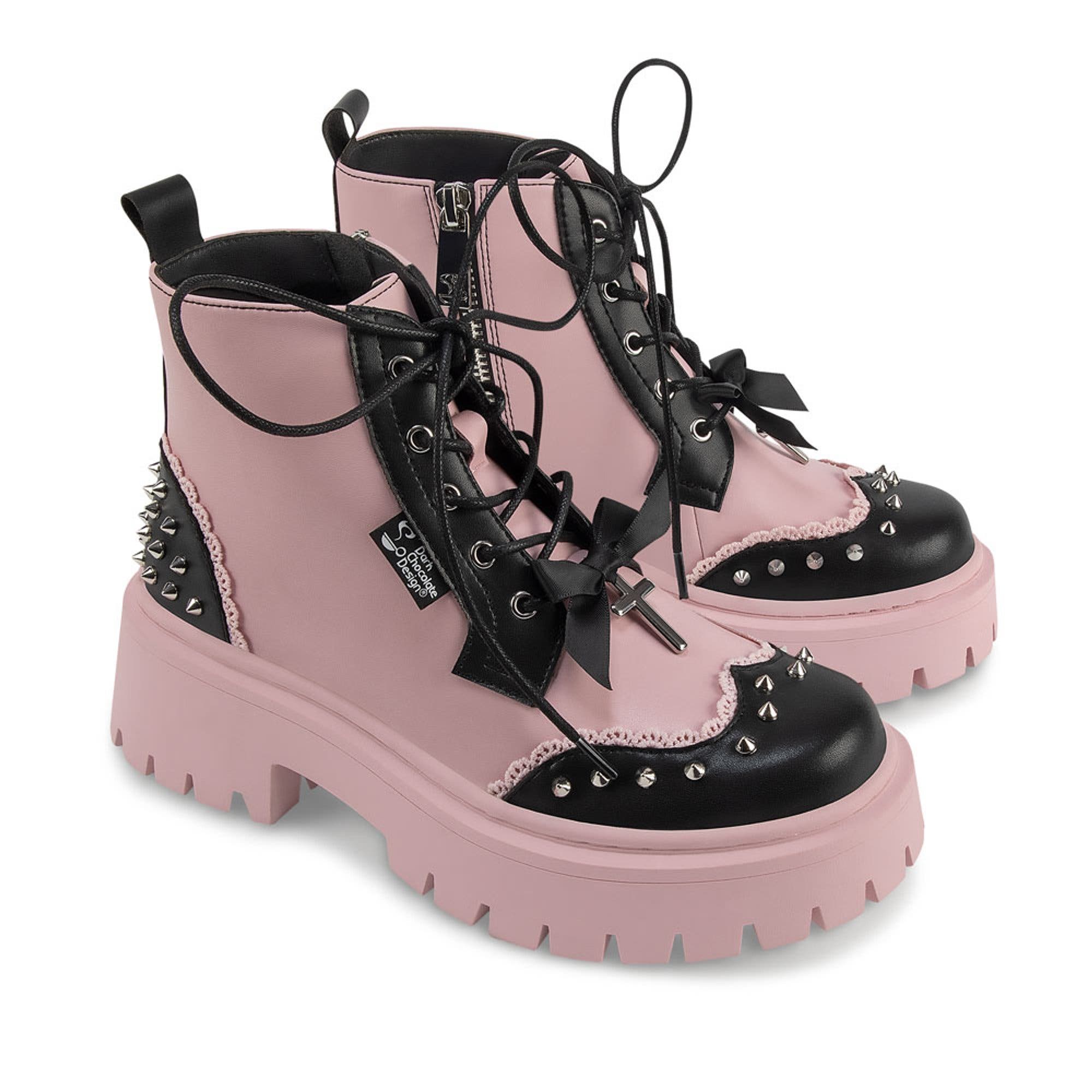 Dolly Revolt Chunky Platform Boots, Main, color, Dolly Revolt