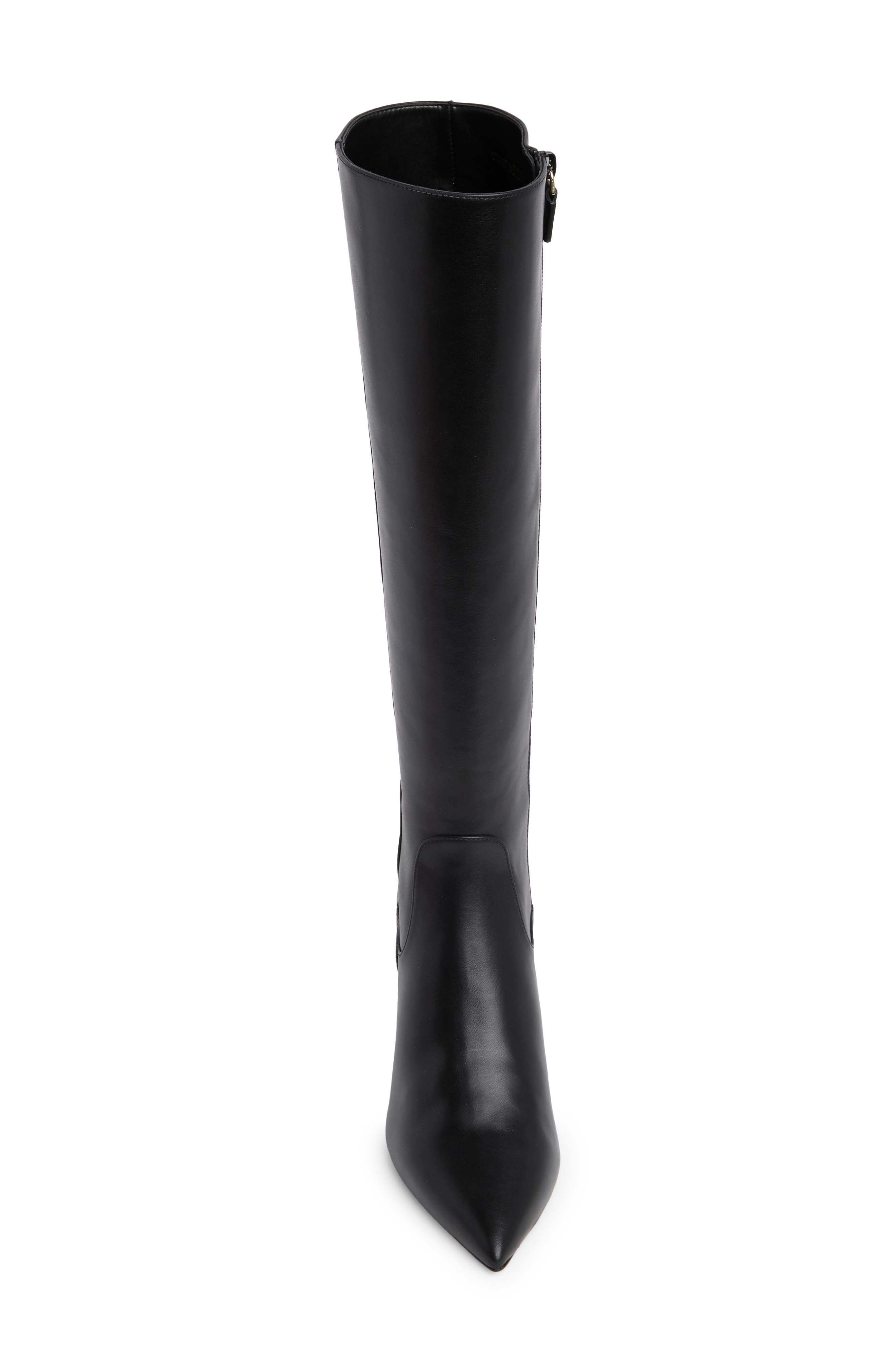 Stuart Weitzman Renegade Block Heel Boot, Alternate, color, Black