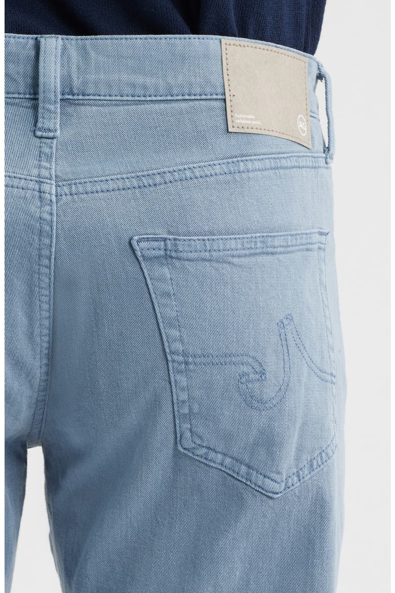 Protégé Classic Straight Leg Cotton & Linen Blend Pants, Alternate, color, SULFUR ASHLINE