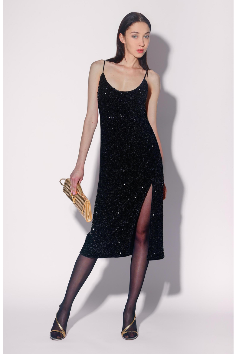 Jamie Dress, Alternate, color, Black Sequin
