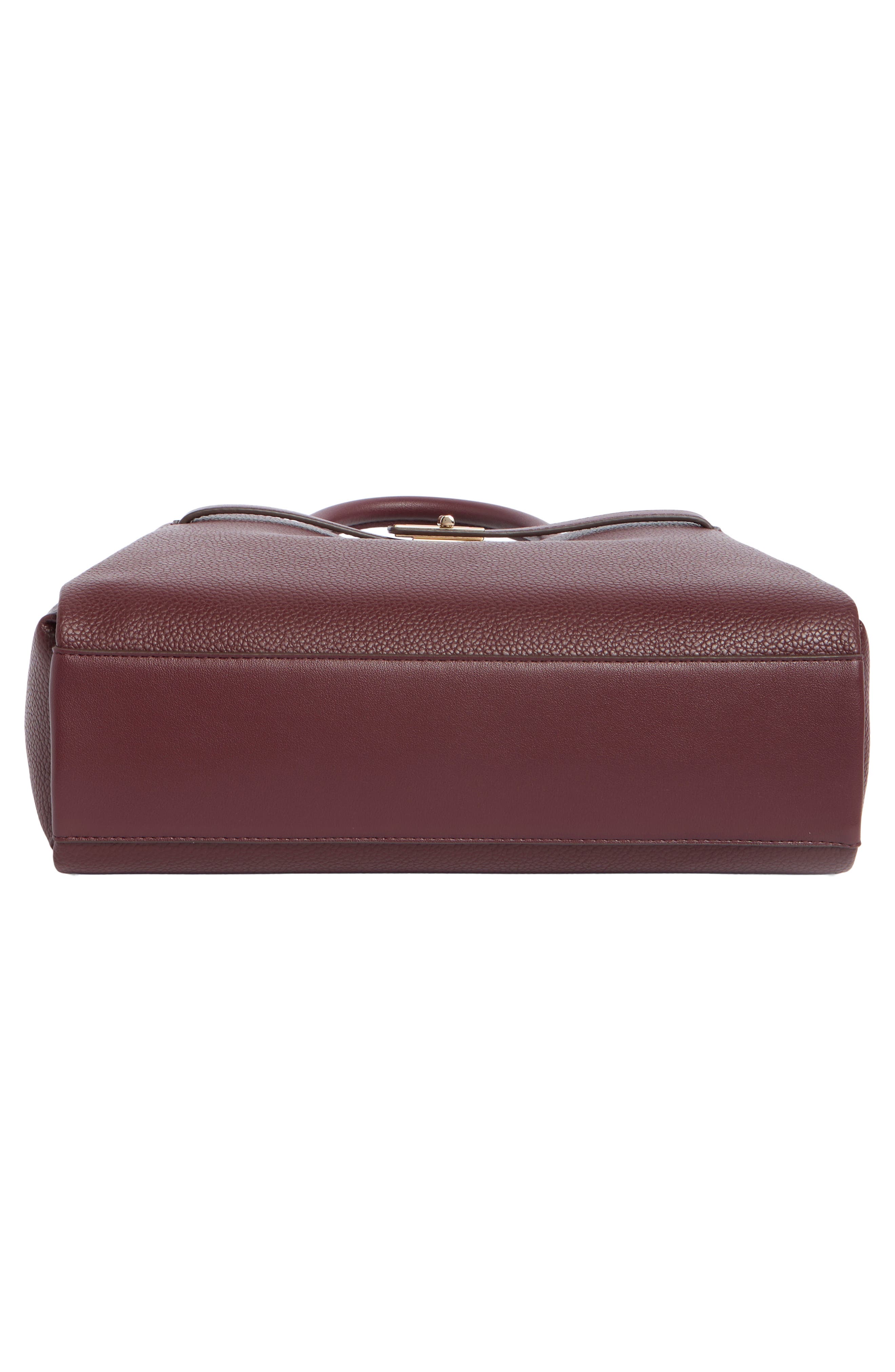 Onya Satchel Bag, Alternate, color, AGED WINE