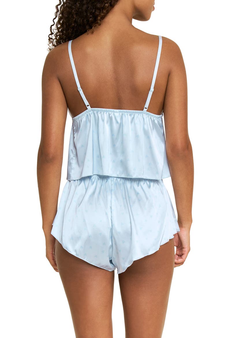 Rowan Satin Short Pajamas, Alternate, color, NEWLYWED HEARTS