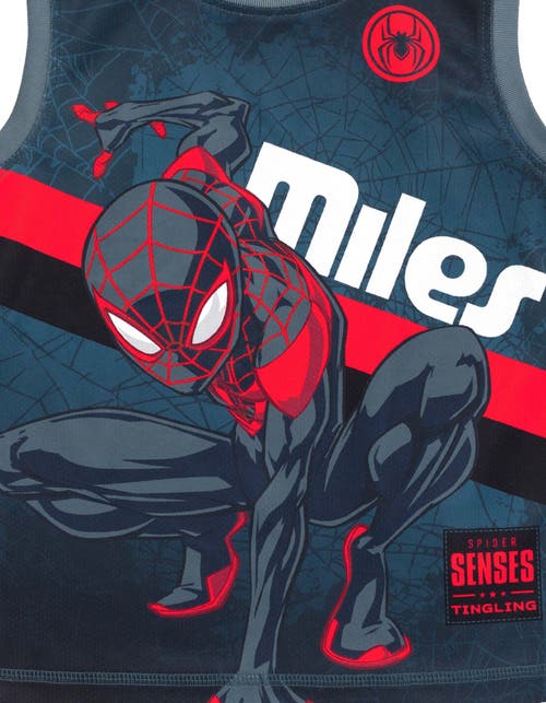 Marvel Spider-man Athletic Tank Top & Shorts Set In Blue