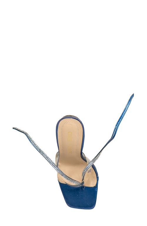 Chase & Chloe Chase And Chloe Rae Rhinestone Ankle Wrap Sandal