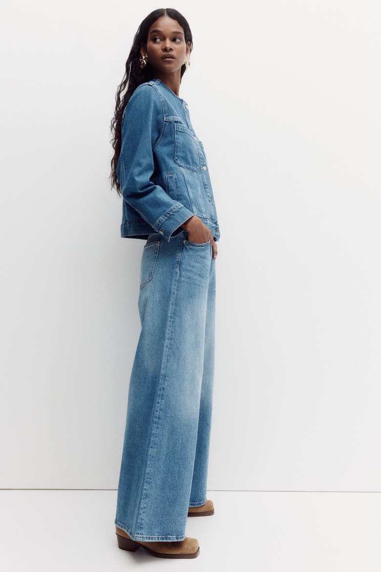 Wide Ultra High Jeans, Alternate, color, Light denim blue