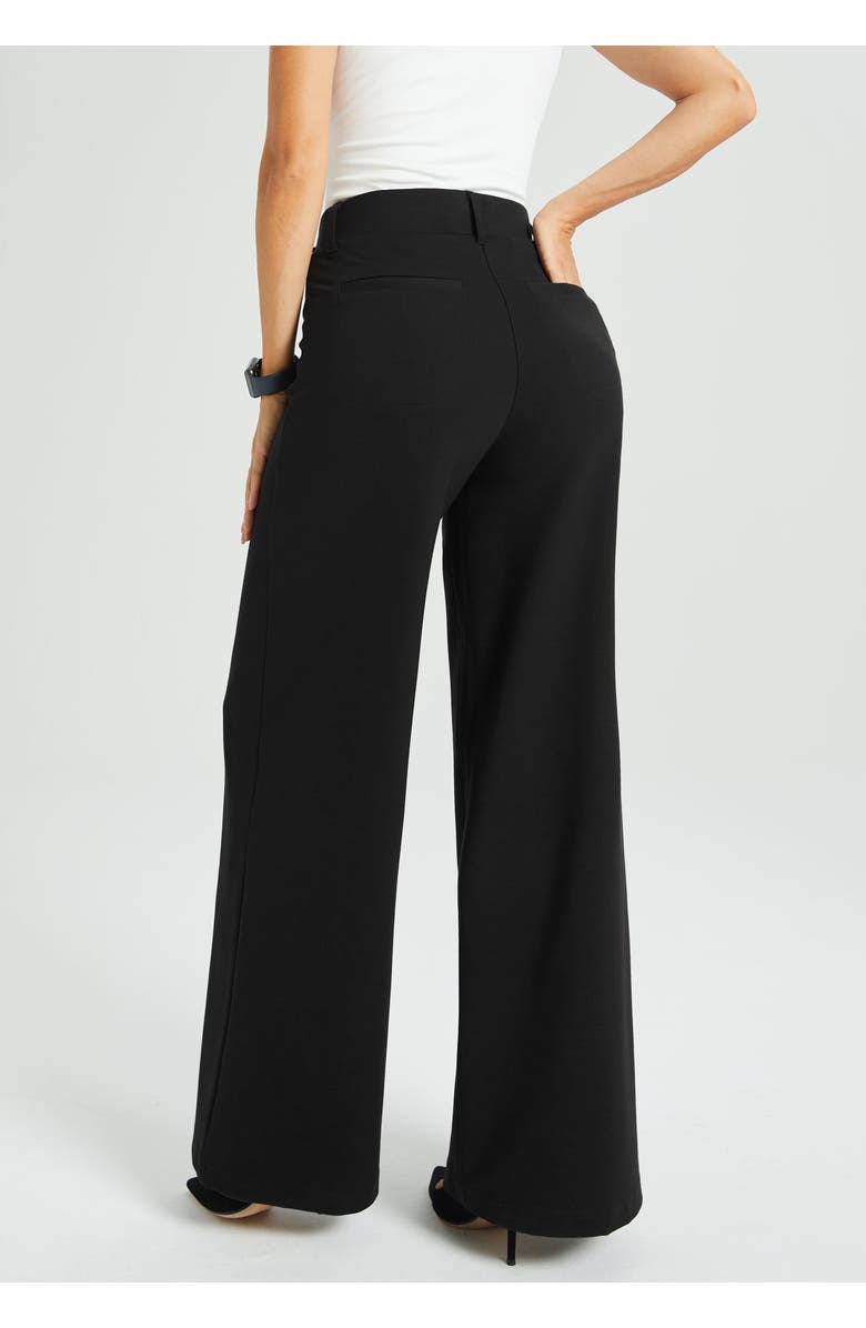 Betabrand 7-Pocket DPYP Dress Pant Yoga Pant | Wide, Alternate, color, Black