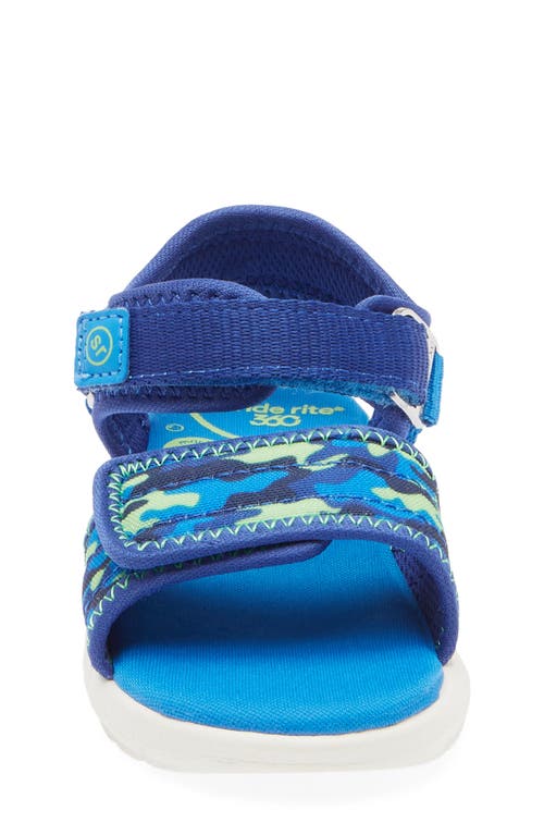 Stride Rite Kids' Kitt Light-up Sandal In Blue