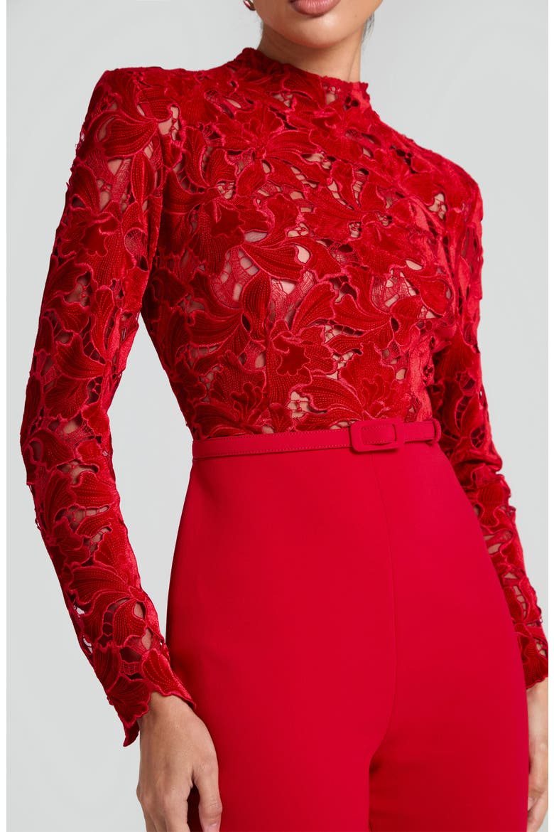 Eleanor Wide Leg Jumpsuit, Alternate, color, RED