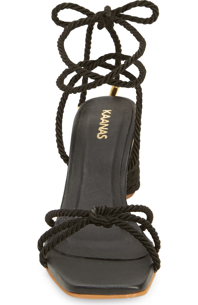 Kaanas Frida Ankle Wrap Sandal, Alternate, color,