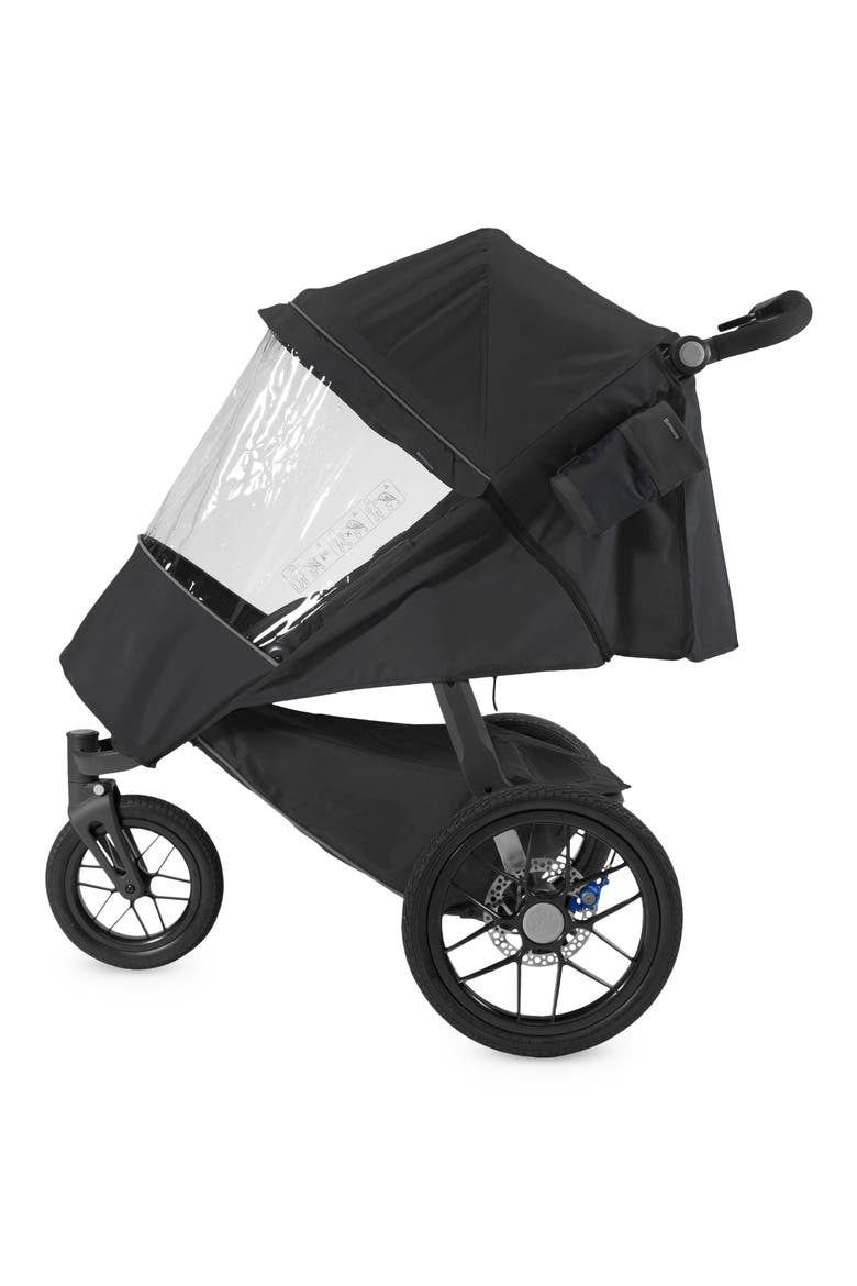 Rain & Wind Performance Shield for RIDGE Stroller, Alternate, color, BLACK