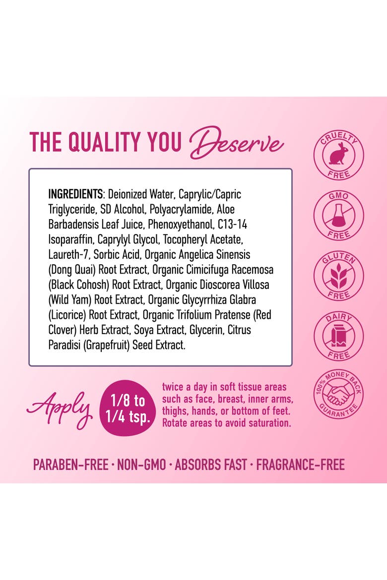 Phyto-Estrogen Cream, 4oz, Alternate, color, No Color