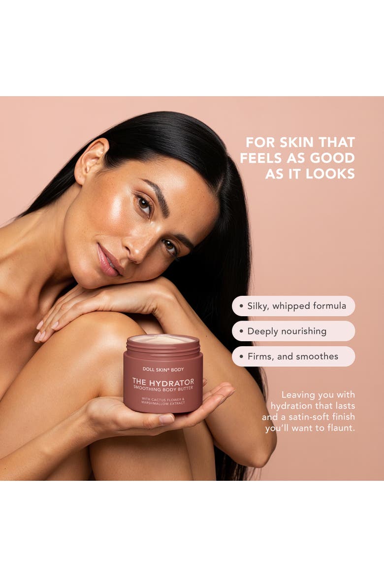 Dollskin Body The Hydrator Smoothing Body Butter, Alternate, color, White