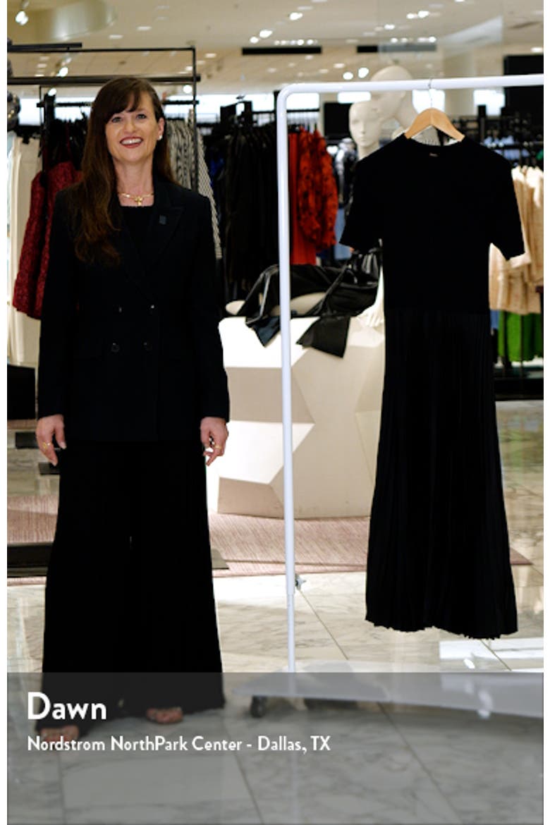 Fadrid Ribbed Pleated A-Line Dress video