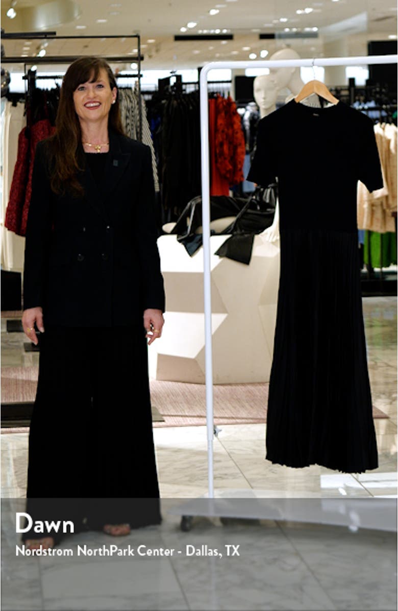 Fadrid Ribbed Pleated A-Line Dress, sales video thumbnail