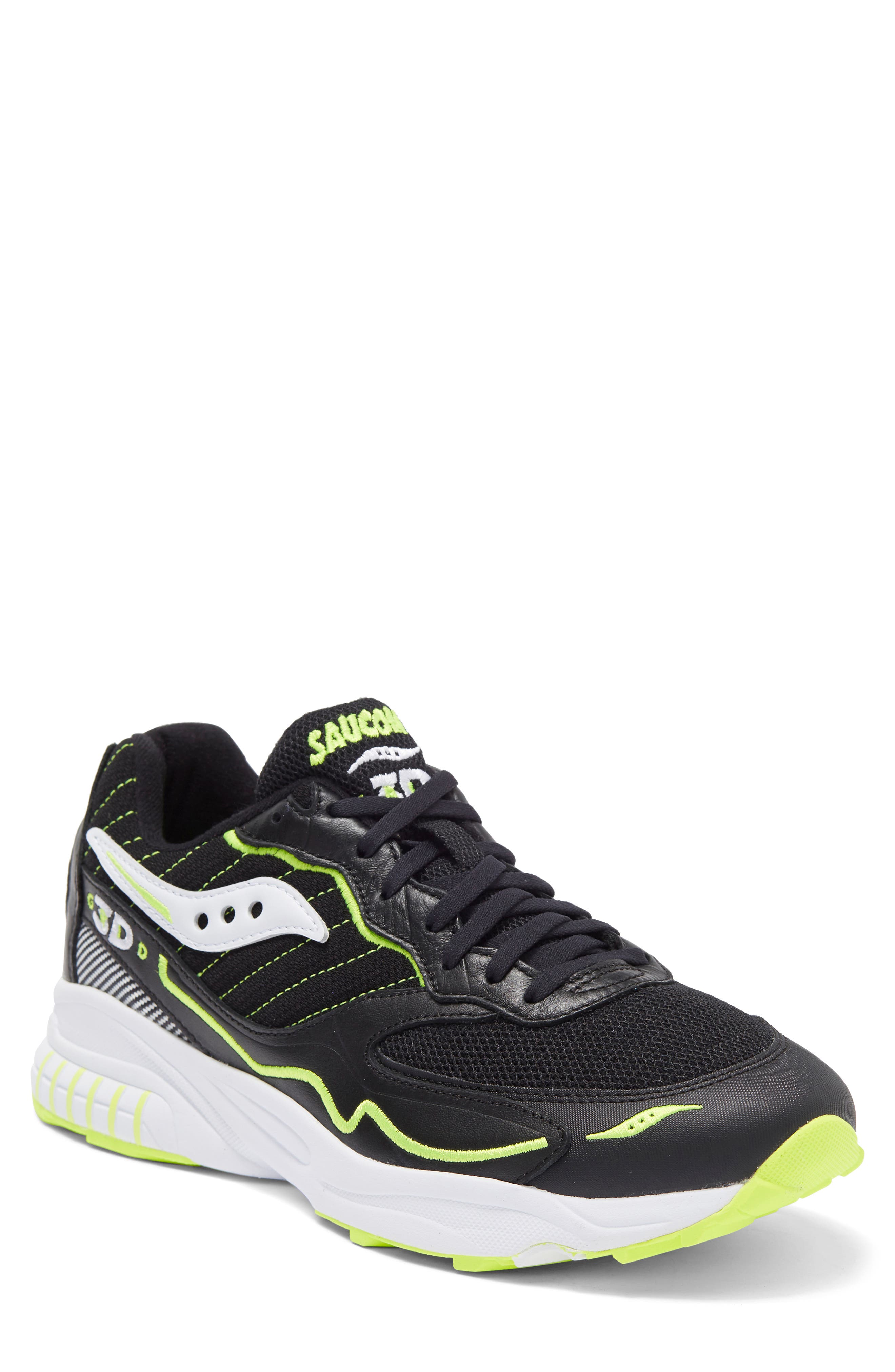Saucony Gender Inclusive 3D Grid Hurricane Sneaker, Main, color, 