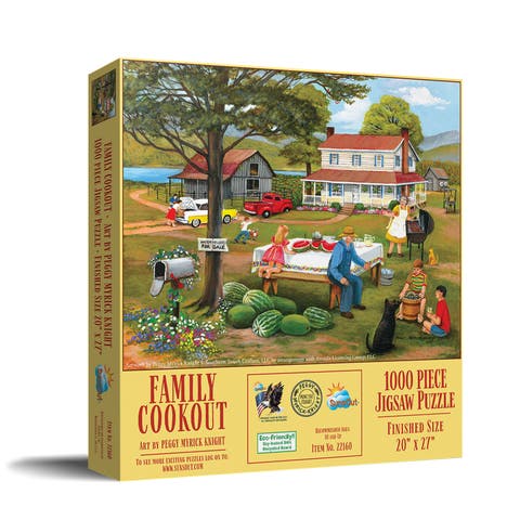 Family Cookout 1000 piece Jigsaw Puzzle for Adults
