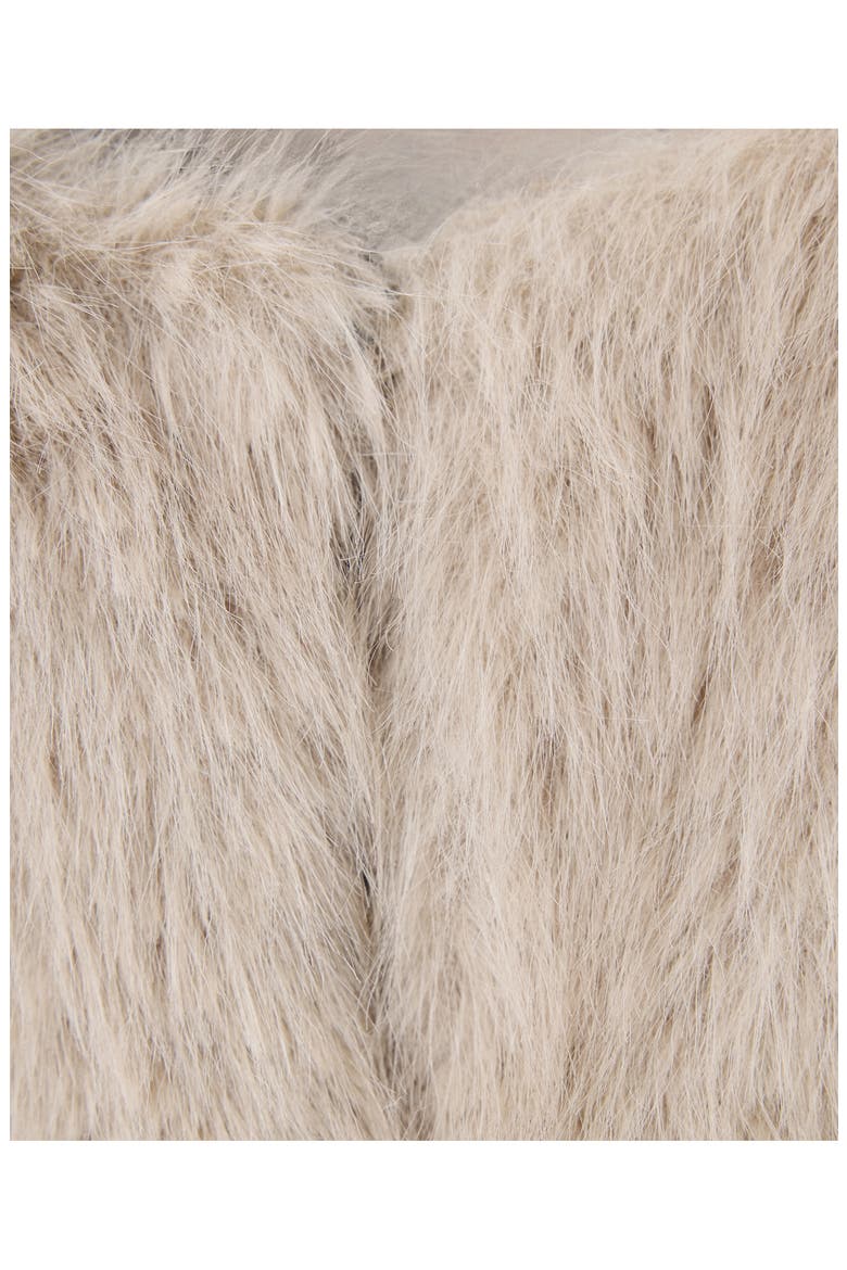 Bruni Faux Fur Jacket, Alternate, color, LIGHT/PASTEL BROWN