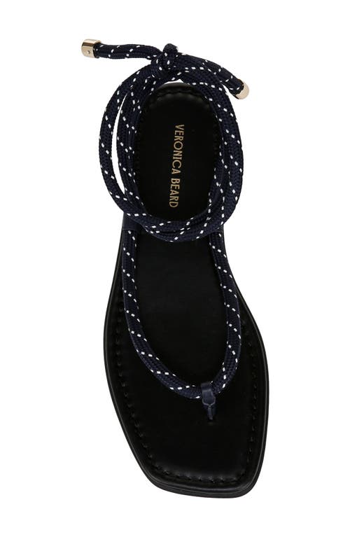 Veronica Beard Women's Carmina Cord Sandals In Eclipse/coconut