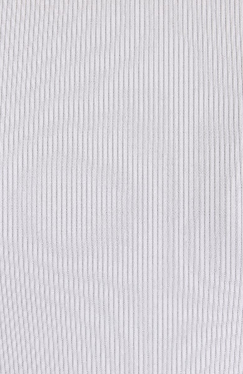 Givenchy Embroidered Logo Stretch Cotton Rib Tank, Alternate, color, White