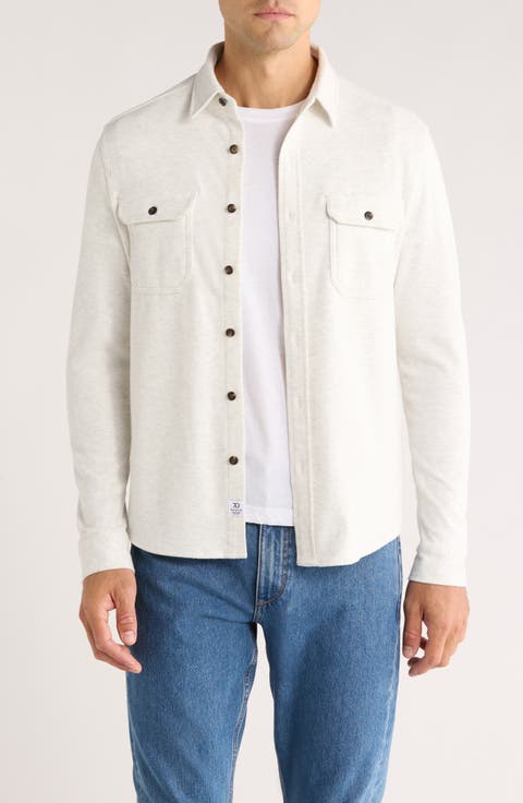 Generation Herringbone Stretch Button-Up Shirt