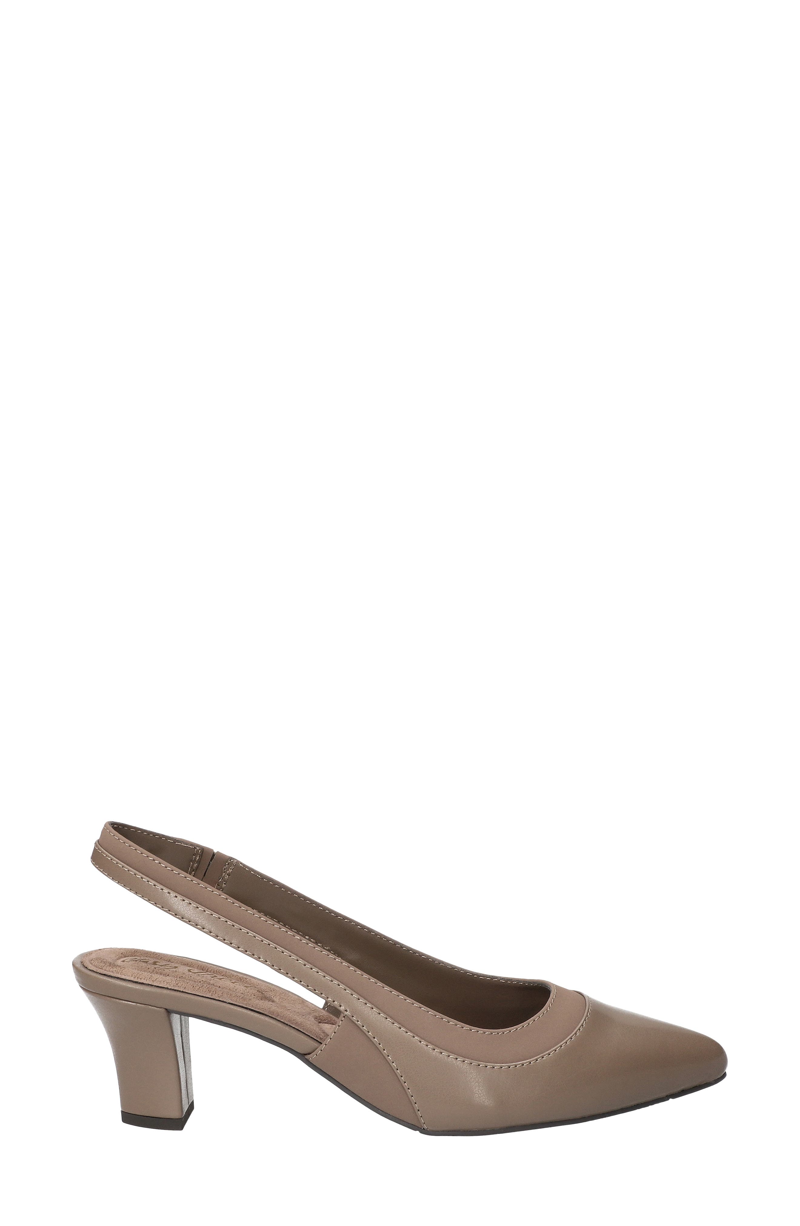 EASY STREET Dessa Slingback Pointed Toe Pump, Alternate, color, Taupe