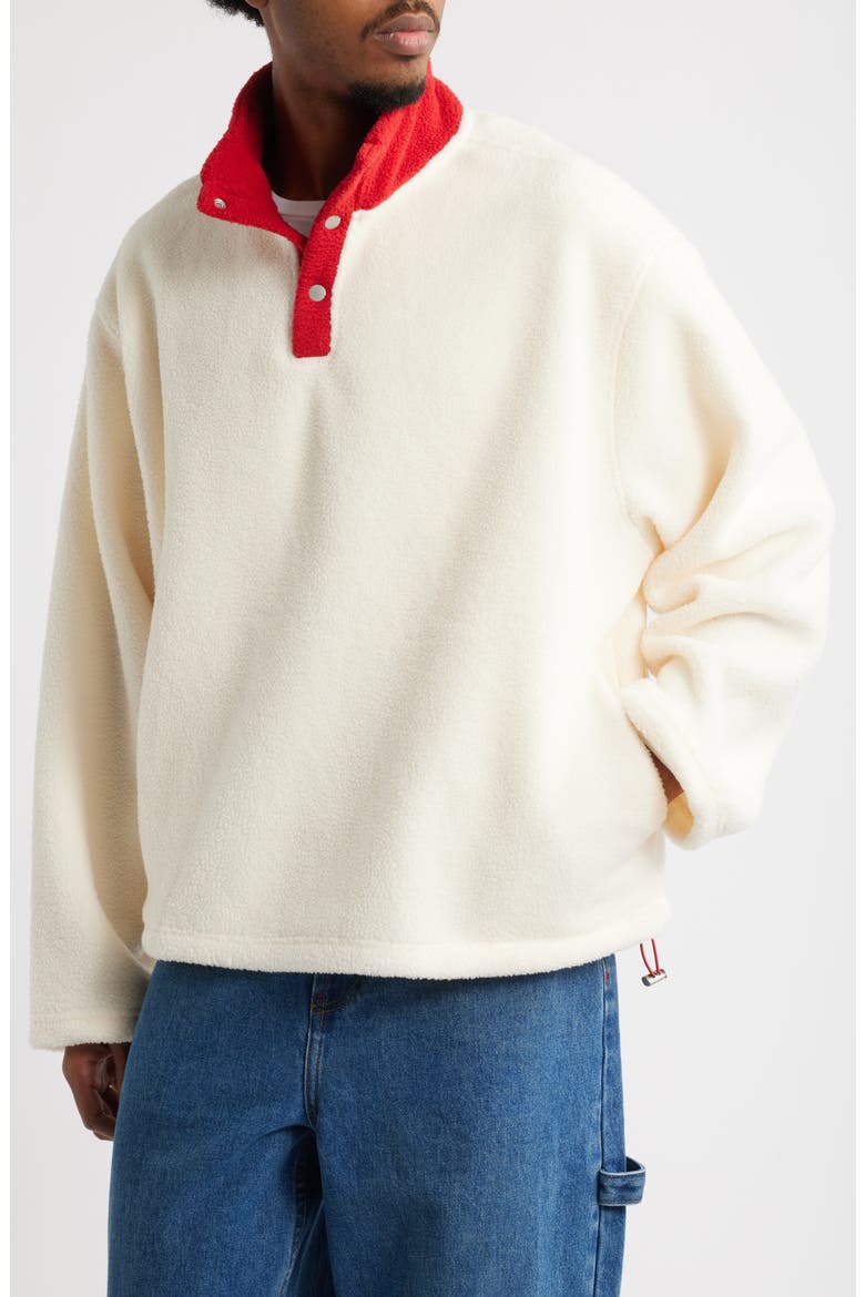 Stadium Pullover, Main, color, FIELD WHITE