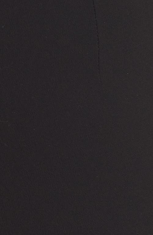 Theory Demitria Admiral Crepe Flare-leg Pants In Black