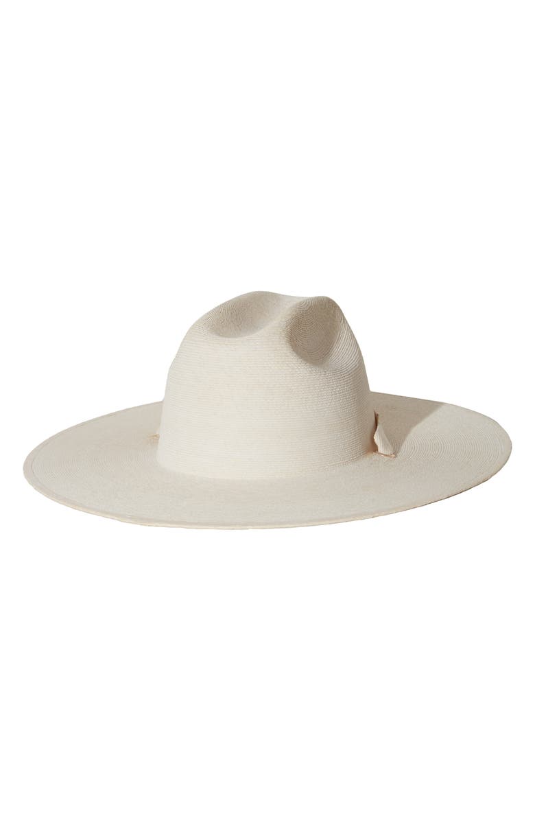 Janessa Leoné Palmer Straw Sun Hat, Main, color, Bleach