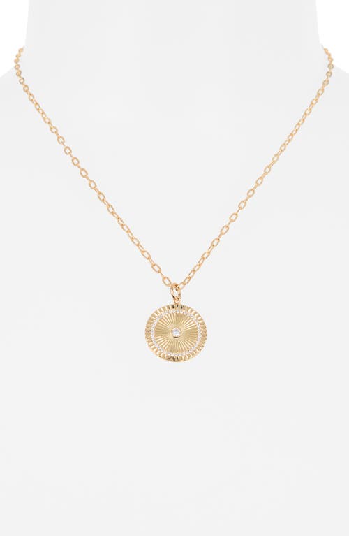 Shop Nordstrom Rack Fluted Disc Pendant Necklace