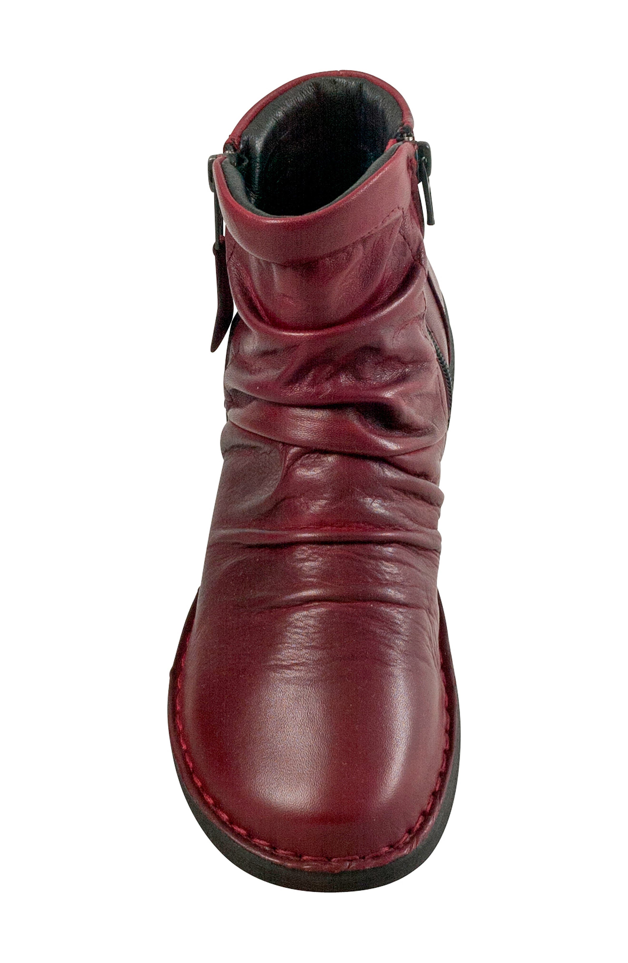 Pleasant Bootie, Alternate, color, RED LEATHER