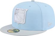 New Era Men's New Era Light Blue/Gray New York Rangers Color Pack 2-Tone 59FIFTY Fitted Hat